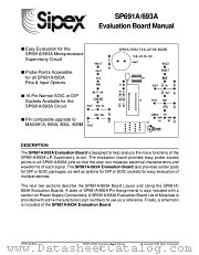 SP691ANEB datasheet pdf Sipex Corporation