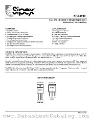 SPX2940 datasheet pdf Sipex Corporation