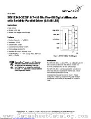 SKY12345-362LF datasheet pdf Skyworks Solutions