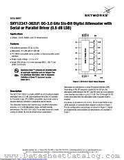 SKY12347-362LF datasheet pdf Skyworks Solutions