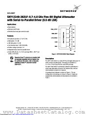SKY12349-362LF datasheet pdf Skyworks Solutions