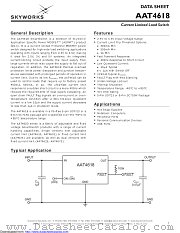 AAT4618IJS-1.0-1-T1 datasheet pdf Skyworks Solutions