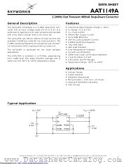 AAT1149A datasheet pdf Skyworks Solutions