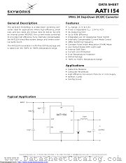 AAT1154IAS-1.0-T1 datasheet pdf Skyworks Solutions