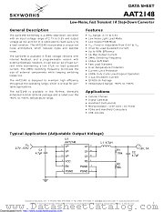 AAT2148IVN-0.6-T1 datasheet pdf Skyworks Solutions