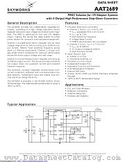AAT2689 datasheet pdf Skyworks Solutions
