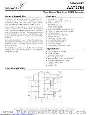 AAT2784 datasheet pdf Skyworks Solutions