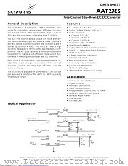 AAT2785 datasheet pdf Skyworks Solutions