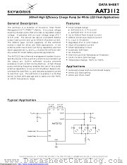 AAT3112IVN-4.5-T1 datasheet pdf Skyworks Solutions