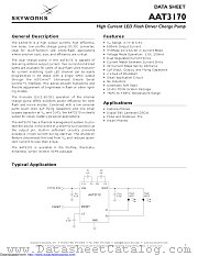 AAT3170IWP-T1 datasheet pdf Skyworks Solutions
