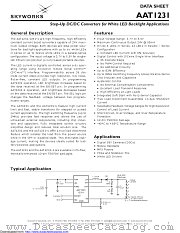 AAT1231ITP-1 datasheet pdf Skyworks Solutions