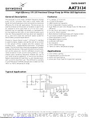 AAT3134 datasheet pdf Skyworks Solutions