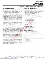 AAT3604B datasheet pdf Skyworks Solutions