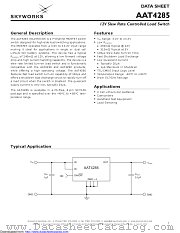 AAT4285IJS-3-T1 datasheet pdf Skyworks Solutions