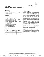 SE2425U-R datasheet pdf Skyworks Solutions