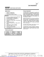 SE2521A60-R datasheet pdf Skyworks Solutions