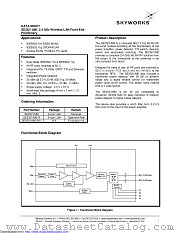 SE2521A80-R datasheet pdf Skyworks Solutions