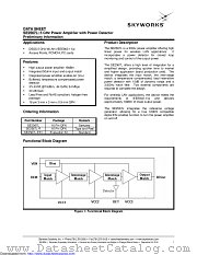 SE2567L datasheet pdf Skyworks Solutions