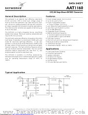 AAT1160 datasheet pdf Skyworks Solutions