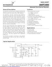 AAT2503 datasheet pdf Skyworks Solutions