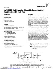 AAT4616AIPU-1-T1 datasheet pdf Skyworks Solutions