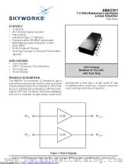 ABA3101 datasheet pdf Skyworks Solutions