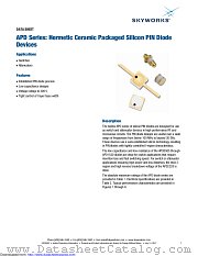 APD2220-219 datasheet pdf Skyworks Solutions