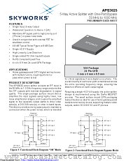 APS3625RS34P8 datasheet pdf Skyworks Solutions