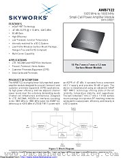 AWB7122 datasheet pdf Skyworks Solutions