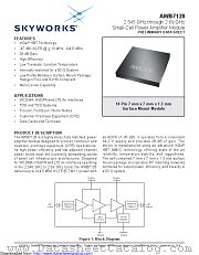 AWB7128P8 datasheet pdf Skyworks Solutions