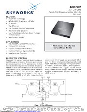 AWB7232P7 datasheet pdf Skyworks Solutions