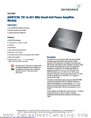 AWB7238P8 datasheet pdf Skyworks Solutions