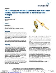 CDC7631-203 datasheet pdf Skyworks Solutions
