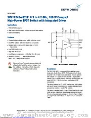 SKY12245-492LF datasheet pdf Skyworks Solutions