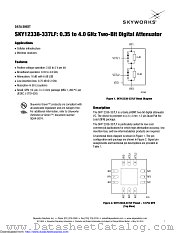 SKY12338-337LF datasheet pdf Skyworks Solutions