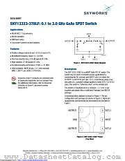 SKY13323-378LF datasheet pdf Skyworks Solutions