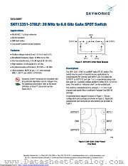 SKY13351-378LF datasheet pdf Skyworks Solutions