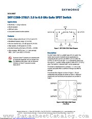 SKY13366-378LF datasheet pdf Skyworks Solutions