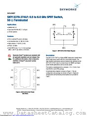 SKY13370-374LF datasheet pdf Skyworks Solutions