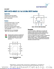 SKY13472-460LF datasheet pdf Skyworks Solutions