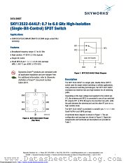 SKY13522-644LF datasheet pdf Skyworks Solutions