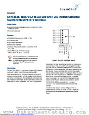 SKY13526-485LF datasheet pdf Skyworks Solutions