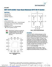 SKY13575-639LF datasheet pdf Skyworks Solutions