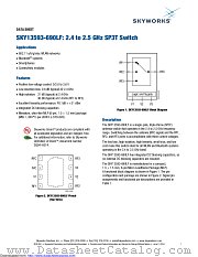 SKY13593-690LF datasheet pdf Skyworks Solutions