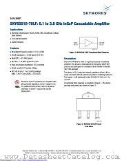 SKY65016-70LF datasheet pdf Skyworks Solutions