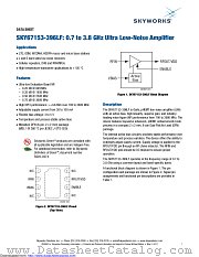 SKY67153-396LF datasheet pdf Skyworks Solutions
