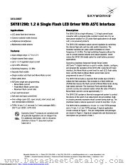 SKY81290-11-564LF datasheet pdf Skyworks Solutions