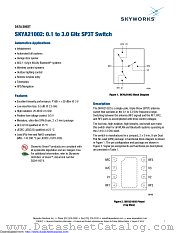 SKYA21002 datasheet pdf Skyworks Solutions