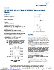 SKYA21052 datasheet pdf Skyworks Solutions