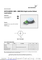 SKYFR-000965 datasheet pdf Skyworks Solutions